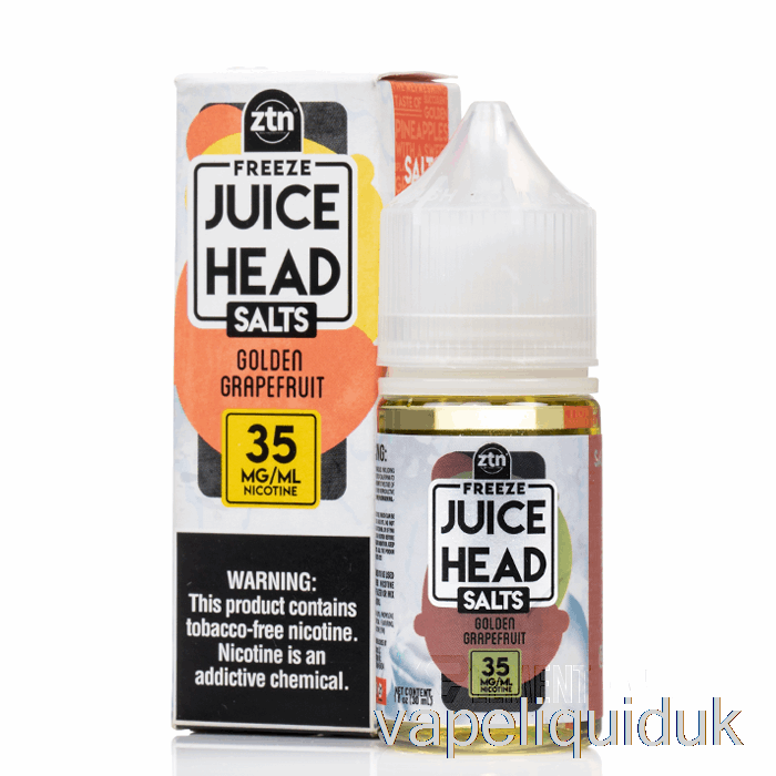 FREEZE Golden Grapefruit - Juice Head Salts - 30mL 50mg Vape Liquid
